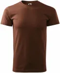 Pánske tričko jednoduché, čokoládová