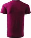 Pánske tričko jednoduché, fuchsia red