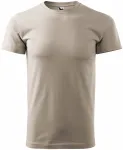 Pánske tričko jednoduché, ľadovo sivá