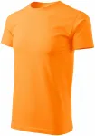 Pánske tričko jednoduché, mandarínková oranžová