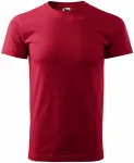 Pánske tričko jednoduché, marlboro červená