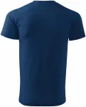 Pánske tričko jednoduché, polnočná modrá