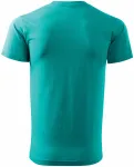Pánske tričko jednoduché, smaragdovozelená