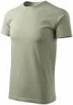 Pánske tričko jednoduché, svetlá khaki