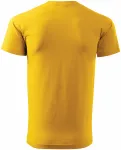 Pánske tričko jednoduché, žltá