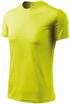 Športové tričko detské, neónová žltá