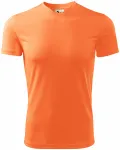 Športové tričko detské, neónová mandarinková