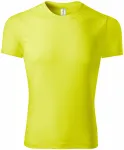Športové tričko unisex, neónová žltá