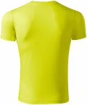 Športové tričko unisex, neónová žltá