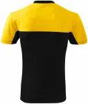 Tričko dvojfarebné, žltá