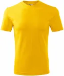 Tričko klasické, žltá