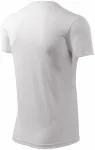 Tričko s asymetrickým priekrčníkom, biela