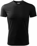 Tričko s asymetrickým priekrčníkom, čierna