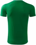 Tričko s asymetrickým priekrčníkom, trávová zelená
