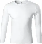 Tričko s dlhým rukávom, ľahšie, biela