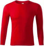 Tričko s dlhým rukávom, ľahšie, červená