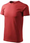 Tričko vyššej gramáže unisex, bordová
