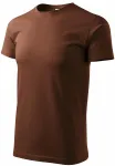 Tričko vyššej gramáže unisex, čokoládová Tričko vyššej gramáže unisex, čokoládová