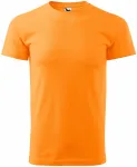 Tričko vyššej gramáže unisex, mandarínková oranžová
