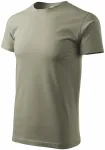 Tričko vyššej gramáže unisex, svetlá khaki