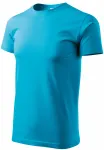 Tričko vyššej gramáže unisex, tyrkysová